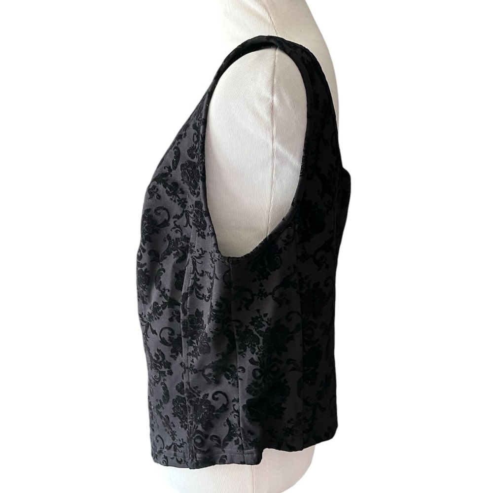 Torrid Flocked Ponte Scoop Neck Hook And Eye Corset SZ 1 - Picture 5 of 9